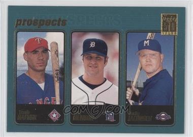 2001 Topps - [Base] #371 - Prospects - Travis Hafner, Eric Munson, Bucky Jacobsen