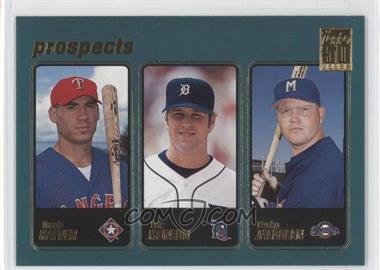 2001 Topps - [Base] #371 - Prospects - Travis Hafner, Eric Munson, Bucky Jacobsen