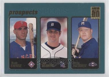 2001 Topps - [Base] #371 - Prospects - Travis Hafner, Eric Munson, Bucky Jacobsen