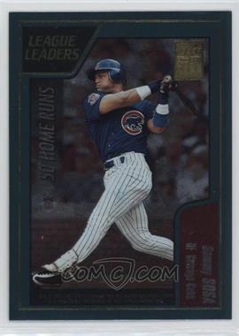 2001 Topps - [Base] #392 - League Leaders - Sammy Sosa, Troy Glaus