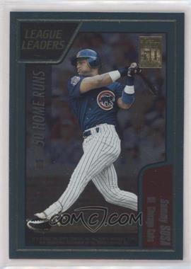 2001 Topps - [Base] #392 - League Leaders - Sammy Sosa, Troy Glaus