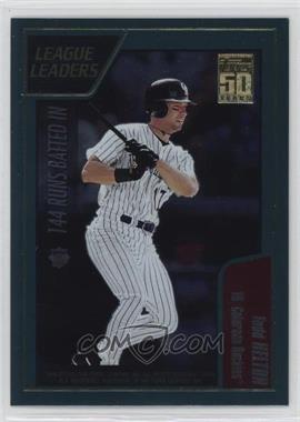 2001 Topps - [Base] #393 - League Leaders - Todd Helton, Edgar Martinez