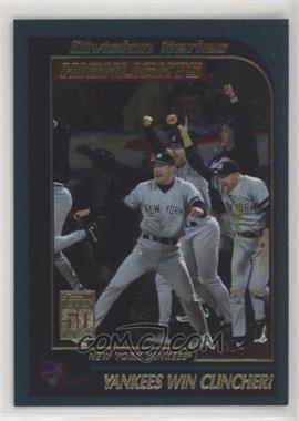 2001 Topps - [Base] #402 - Division Series Highlights - Yankees Win Clincher!