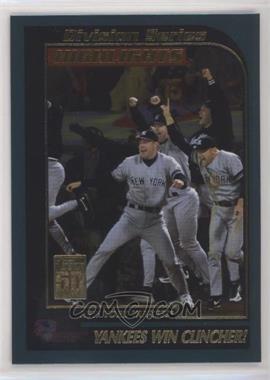 2001 Topps - [Base] #402 - Division Series Highlights - Yankees Win Clincher!