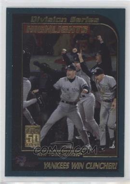 2001 Topps - [Base] #402 - Division Series Highlights - Yankees Win Clincher!