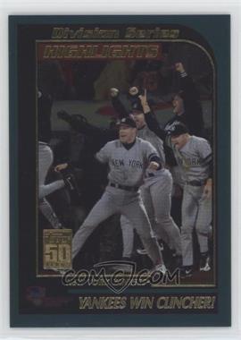 2001 Topps - [Base] #402 - Division Series Highlights - Yankees Win Clincher!