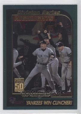 2001 Topps - [Base] #402 - Division Series Highlights - Yankees Win Clincher!