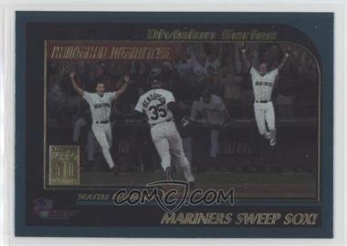 2001 Topps - [Base] #403 - Division Series Highlights - Mariners Sweep Sox!