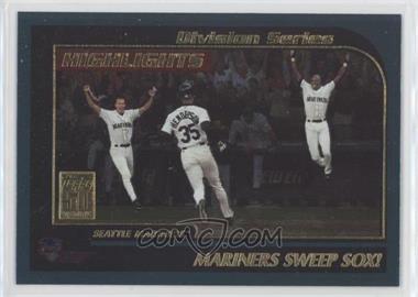 2001 Topps - [Base] #403 - Division Series Highlights - Mariners Sweep Sox!