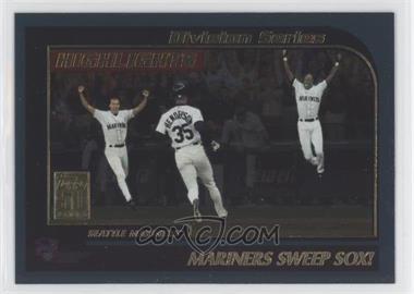 2001 Topps - [Base] #403 - Division Series Highlights - Mariners Sweep Sox!