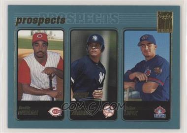 2001 Topps - [Base] #732 - Prospects - Gookie Dawkins, Erick Almonte, Felipe Lopez