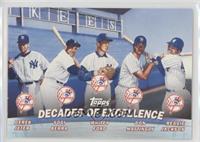 Derek Jeter, Yogi Berra, Whitey Ford, Don Mattingly, Reggie Jackson [Noted]