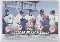 Derek Jeter, Yogi Berra, Whitey Ford, Don Mattingly, Reggie Jackson