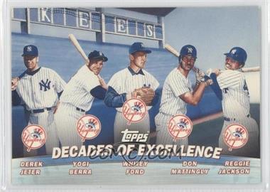 2001 Topps - Combos #TC1 - Derek Jeter, Yogi Berra, Whitey Ford, Don Mattingly, Reggie Jackson