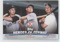 Carl Yastrzemski, Nomar Garciaparra, Ted Williams