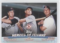 Carl Yastrzemski, Nomar Garciaparra, Ted Williams