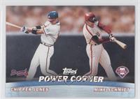 Chipper Jones, Mike Schmidt