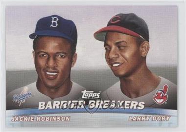 2001 Topps - Combos #TC20 - Jackie Robinson, Larry Doby