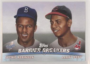 2001 Topps - Combos #TC20 - Jackie Robinson, Larry Doby