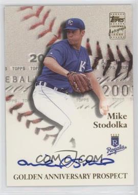 2001 Topps - Golden Anniversary Autographs #GAA-MJS - Mike Stodolka