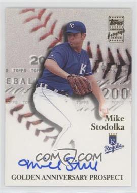 2001 Topps - Golden Anniversary Autographs #GAA-MJS - Mike Stodolka