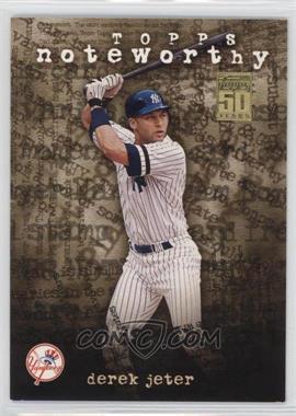 2001 Topps - Noteworthy #TN2 - Derek Jeter