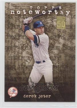 2001 Topps - Noteworthy #TN2 - Derek Jeter