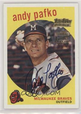 2001 Topps - Team Topps Legends Autographs #TT27F - Andy Pafko