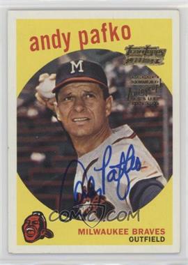 2001 Topps - Team Topps Legends Autographs #TT27F - Andy Pafko