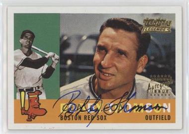 2001 Topps - Team Topps Legends Autographs #TT43F - Bobby Thomson