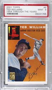 2001 Topps - Through the Years #9 - Ted Williams [PSA 9 MINT]