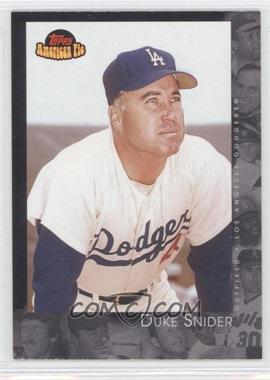 2001 Topps American Pie - [Base] #97 - Duke Snider