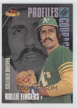 2001 Topps American Pie - Profiles in Courage #PIC11 - Rollie Fingers