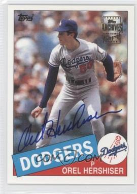 2001 Topps Archives - Autographs #168 TAA - Orel Hershiser