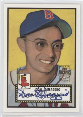 2001 Topps Archives - Autographs #5 TAA - Dom DiMaggio