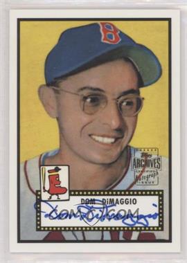 2001 Topps Archives - Autographs #5 TAA - Dom DiMaggio