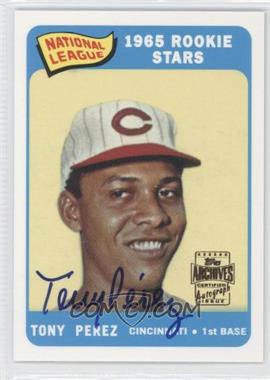 2001 Topps Archives - Autographs #98 TAA - Tony Perez