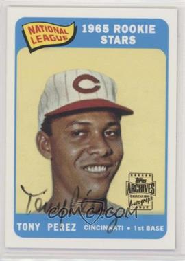 2001 Topps Archives - Autographs #98 TAA - Tony Perez