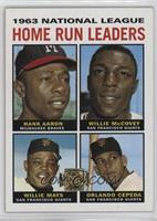 Hank Aaron, Willie McCovey, Willie Mays, Orlando Cepeda