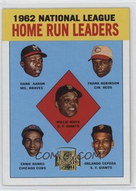 2001 Topps Archives - [Base] #211 - Hank Aaron, Orlando Cepeda, Ernie Banks, Frank Robinson, Willie Mays [EX to NM]