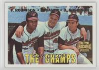 Frank Robinson, Hank Bauer, Brooks Robinson