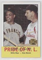 Willie Mays, Stan Musial