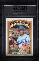 Maury Wills [BAS Authentic]