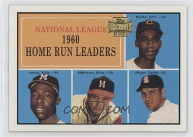 2001 Topps Archives - [Base] #432 - Hank Aaron, Ernie Banks, Eddie Mathews, Ken Boyer