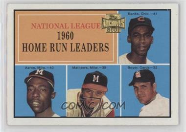 2001 Topps Archives - [Base] #432 - Hank Aaron, Ernie Banks, Eddie Mathews, Ken Boyer