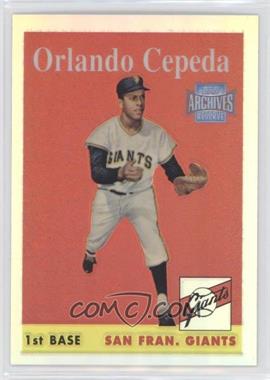 2001 Topps Archives Reserve - [Base] #16 - Orlando Cepeda