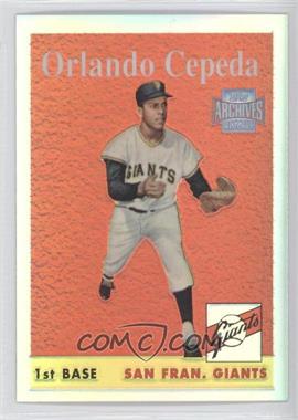 2001 Topps Archives Reserve - [Base] #16 - Orlando Cepeda