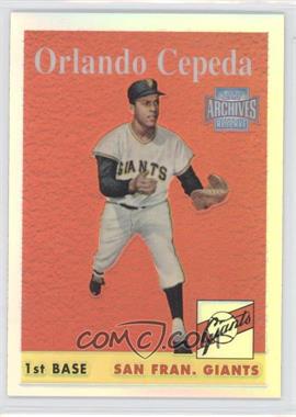 2001 Topps Archives Reserve - [Base] #16 - Orlando Cepeda