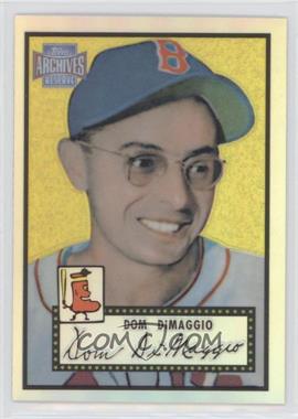 2001 Topps Archives Reserve - [Base] #20 - Dom DiMaggio