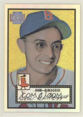 2001 Topps Archives Reserve - [Base] #20 - Dom DiMaggio